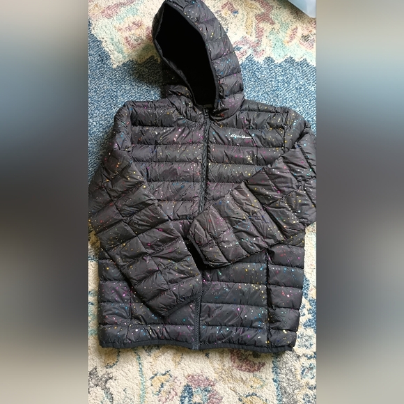 Eddie Bauer sparkly black puffy - Picture 3 of 5